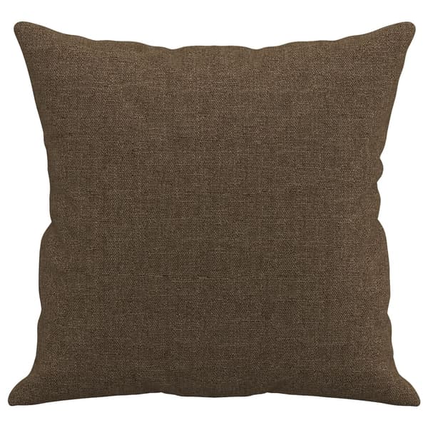 Prydnadskuddar 2 st brun 40x40 cm tyg