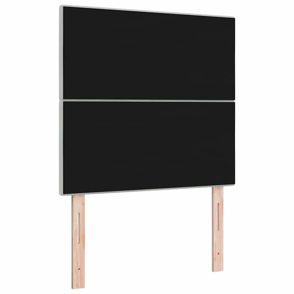 Huvudgavel Ljusgrå 100 cm Sammet