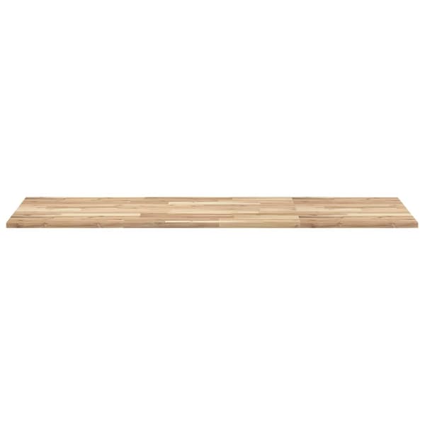 Bordsskiva rektangulär 140x60x2 cm massivt akaciaträ