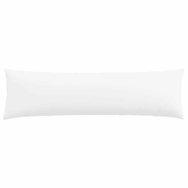 Sofakuddar 2 pcs Vit 145 x 40 cm tyg