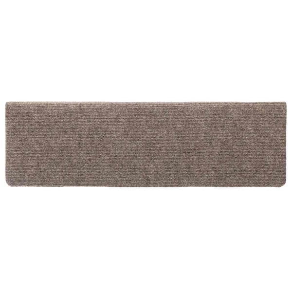 Trappmattor självhäftande 30 st 65x21x4 cm beige rektangulär kant