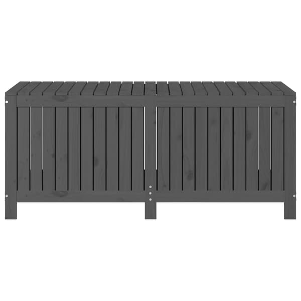 Dynbox grå 147x68x64 cm massiv furu