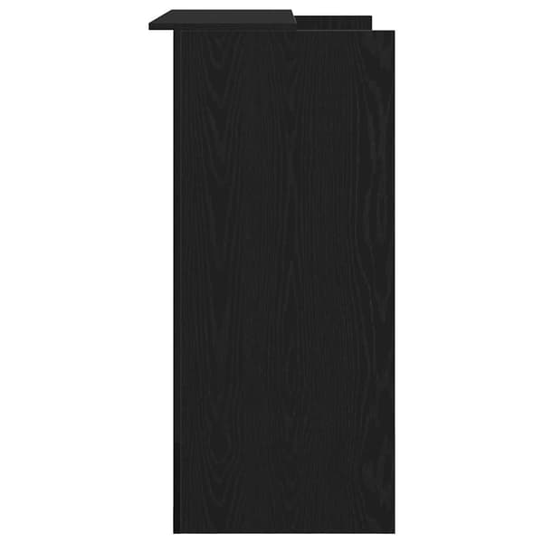 Receptionsdisk svart ek 100x50x103,5 cm konstruerat trä