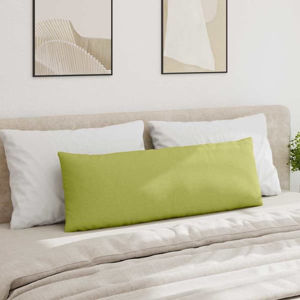 Sofakuddar 2 pcs Ljusgrön 120 x 40 cm tyg
