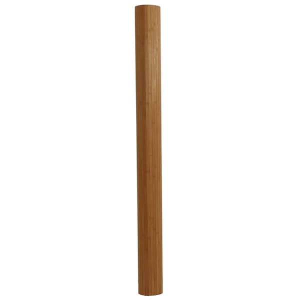 Matta rektangulär brun 80x500 cm bambu