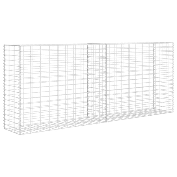 Gabion galvaniserat stål 85x30x200 cm