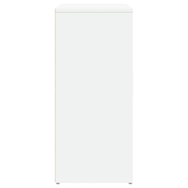 Skänk vit 60x31x70 cm konstruerat trä