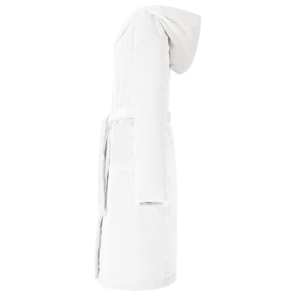 Badräkt Hoodie Vit s Flanell