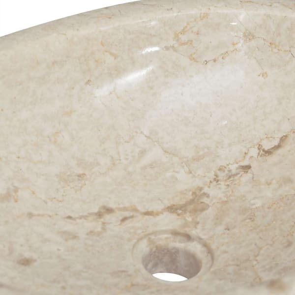 Handfat gräddvit 53x40x15 cm marmor