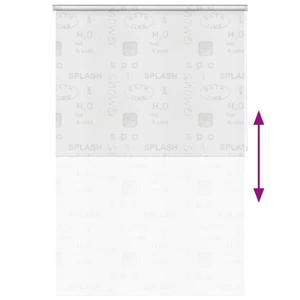 Rullgardin för dusch 140x240 cm stänk