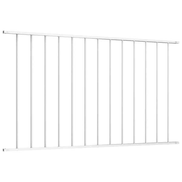 Staketpanel Woerden pulverlackerad stål 1,7x1,17 m vit