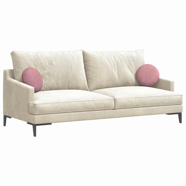 Sittkuddar 2 pcs Rosa Ø30 x 13 cm Sammet