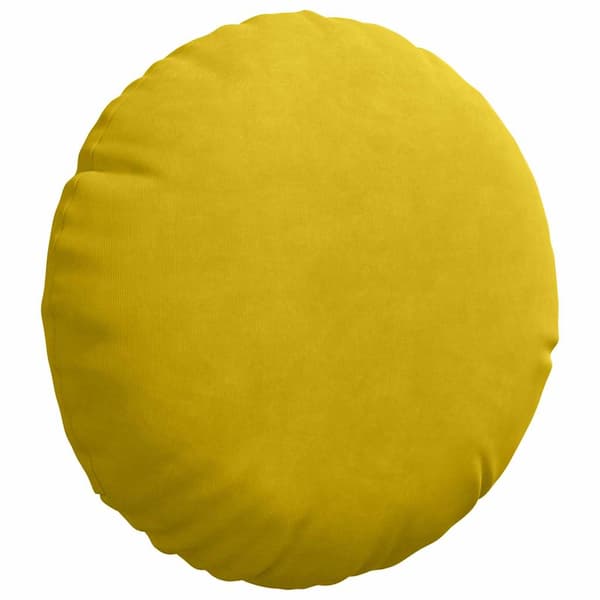 Sittkuddar 2 pcs Gul Ø30 x 13 cm Sammet