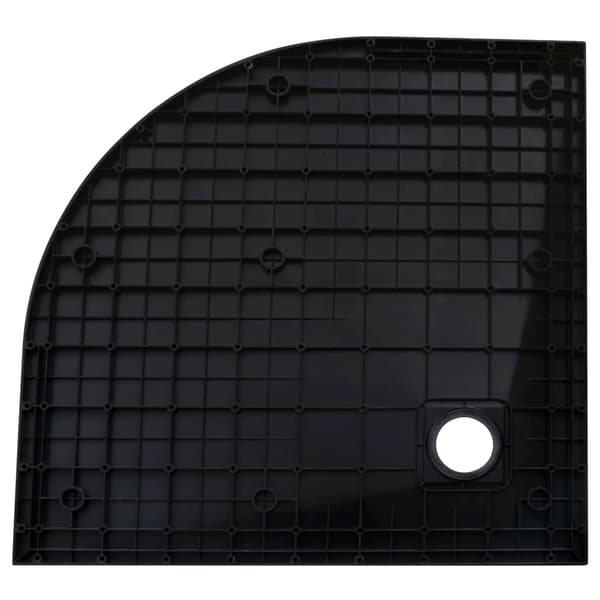 Duschkar SMC svart 90x90 cm