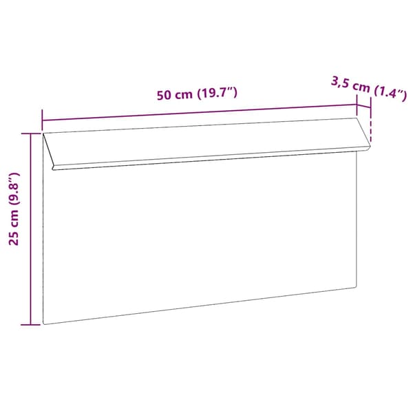 Snigelfence Silver 50 x 3,5 x 25 cm Rostfritt stål
