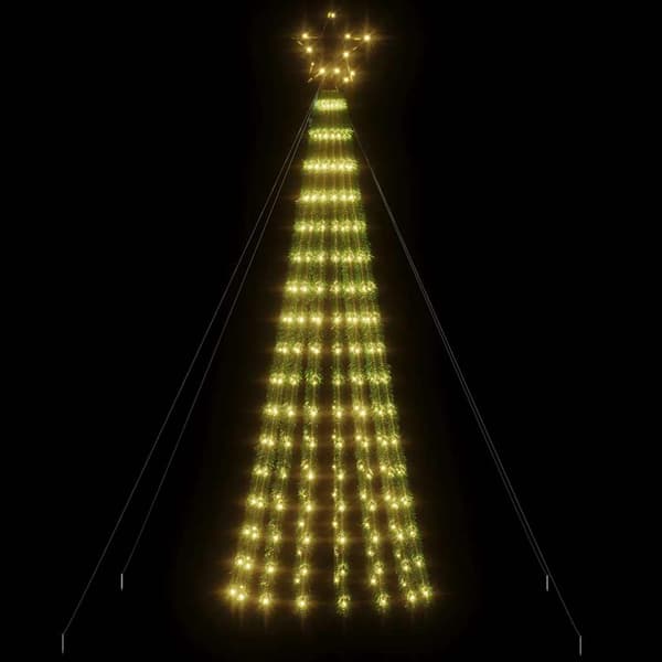 LED julgran 339 LEDs varmvit 180 cm