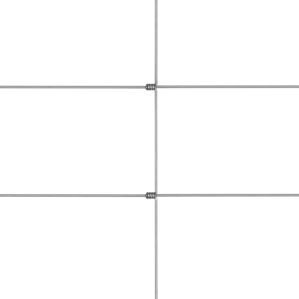 Fårstängsel galvaniserat stål 50x1,25 m silver