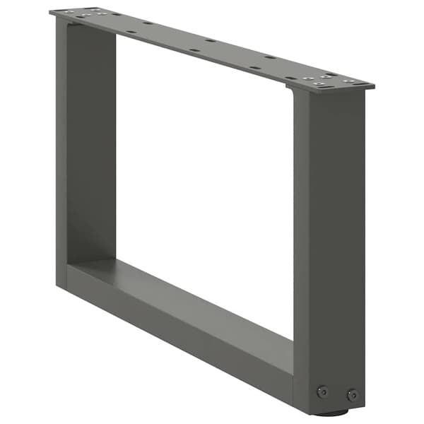 Soffbordsben U-formade 2 st antracit 60x(30-31) cm stål