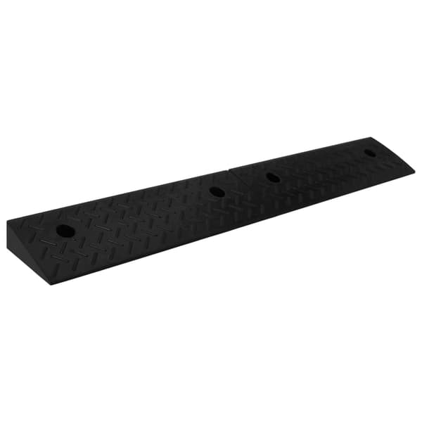 Trottoarramper 2 st 50x17,5x5 cm gummi