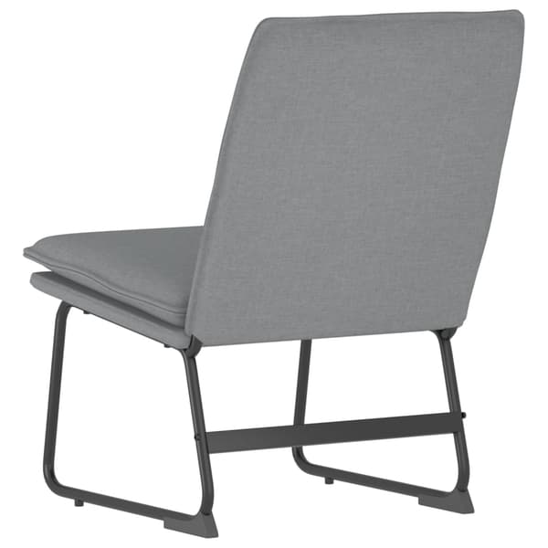 Loungestol grå 52x75x76 cm tyg