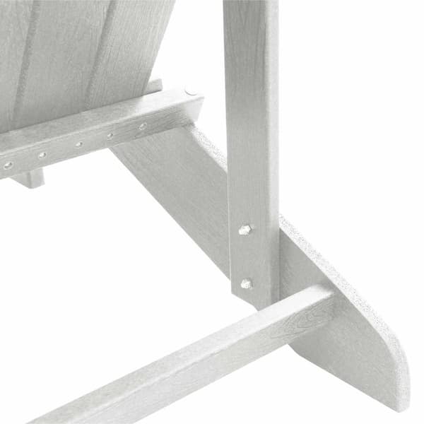 Trädgård Stol 2 pcs Vit 82 x 74 x 92 cm polyeten
