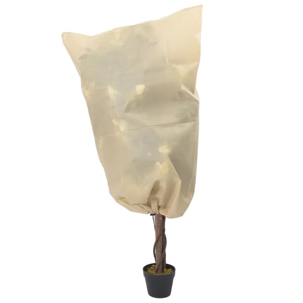 Fiberdukar med dragsko 4 st 70 g/m² 0,8x0,8 m