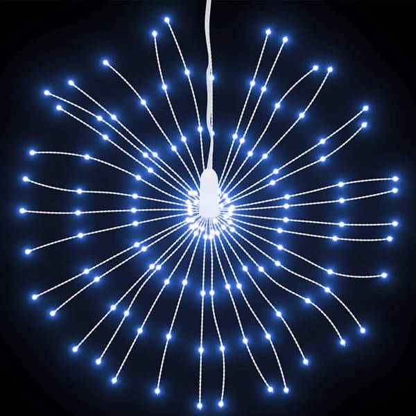 Julbelysning 140 LED kallvit 17 cm