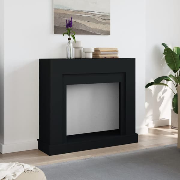 Spiselkrans svart 100x30x87,5 cm konstruerat trä