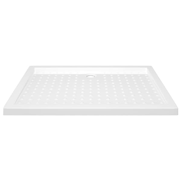 Duschkar med prickar vit 70x100x4 cm ABS