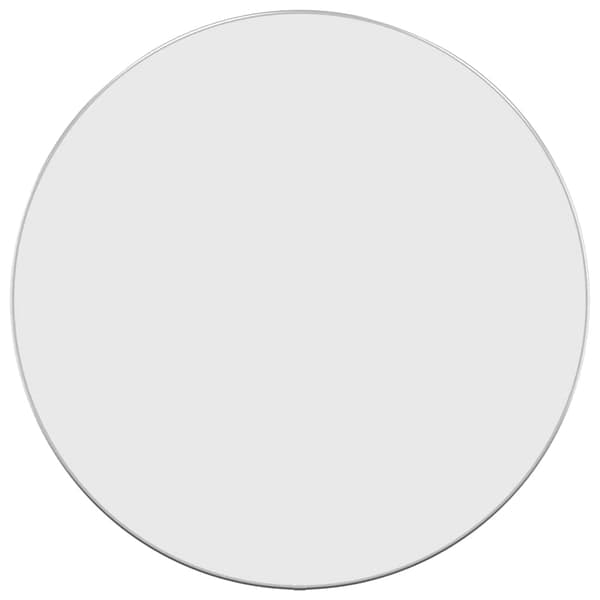 Väggspegel silver Ø 60 cm rund