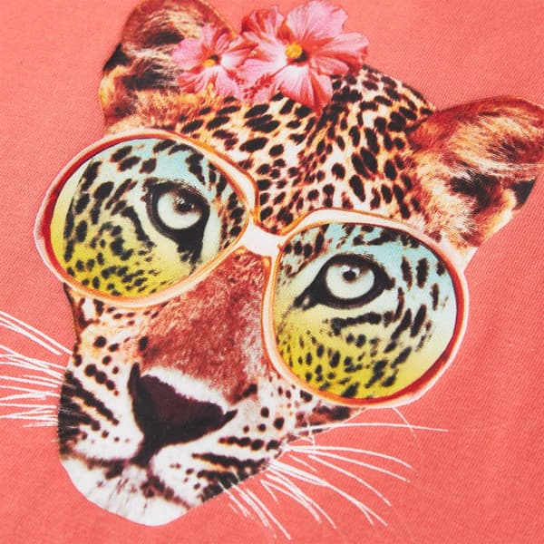 T-shirt för barn korall 116