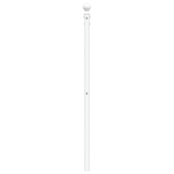 Ersättningsgavel metall vit 200 cm