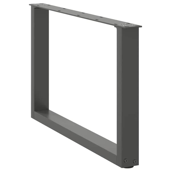 Soffbordsben U-formade 2 st antracit 70x(42-43) cm stål