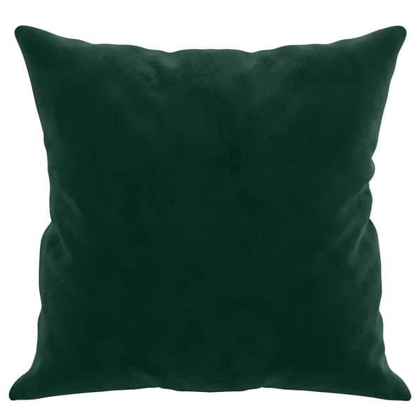 Prydnadskuddar 2 st mörkgrön 40x40 cm sammet