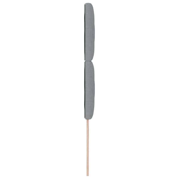 Huvudgavel Ljusgrå 100 cm tyg
