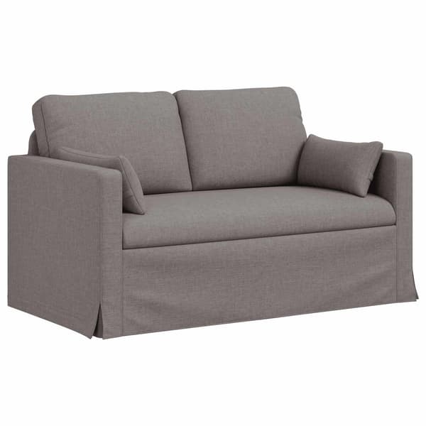Soffa Taupe 139 x 78 x 80 cm tyg