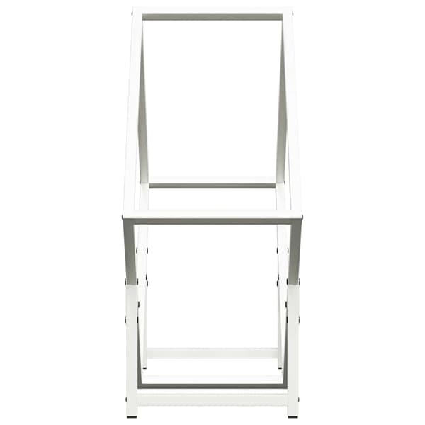 Vedställ vit 60x25x60 cm kallvalsat stål