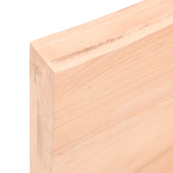 Hyllplan 100x10x6 cm obehandlad massiv ek