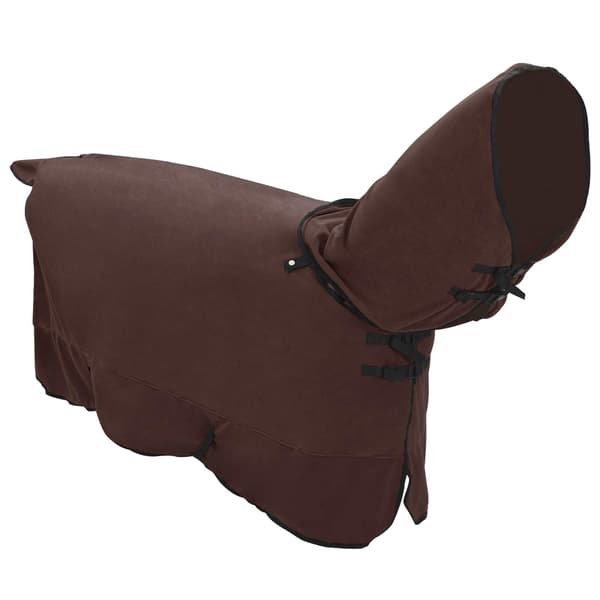 Hästdyna Full Mörk Brun 145 cm Polyester Fleece