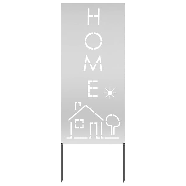Trädgårds integritetsskärm Silver 50 x 140 cm Galvaniserat stål