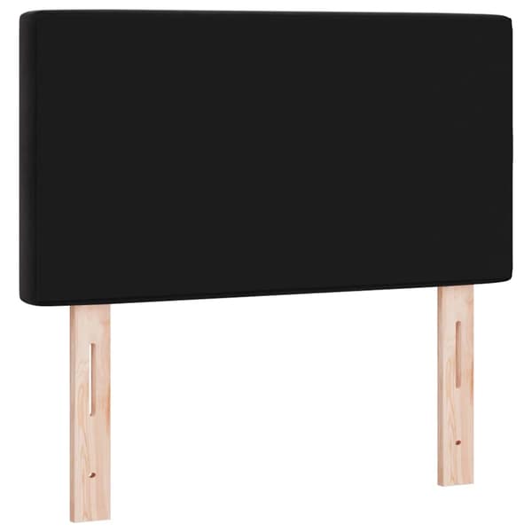 Huvudgavel Svart 80 cm Sammet