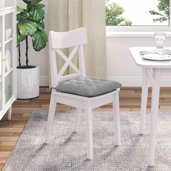 Sittkuddar 4 pcs Moln Grå 40 x 40 x 6 cm tyg