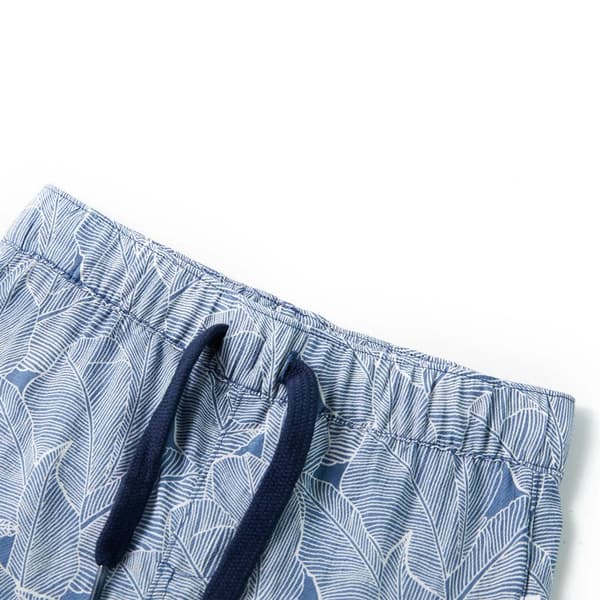 Barnshorts med snöre mörkblå 116