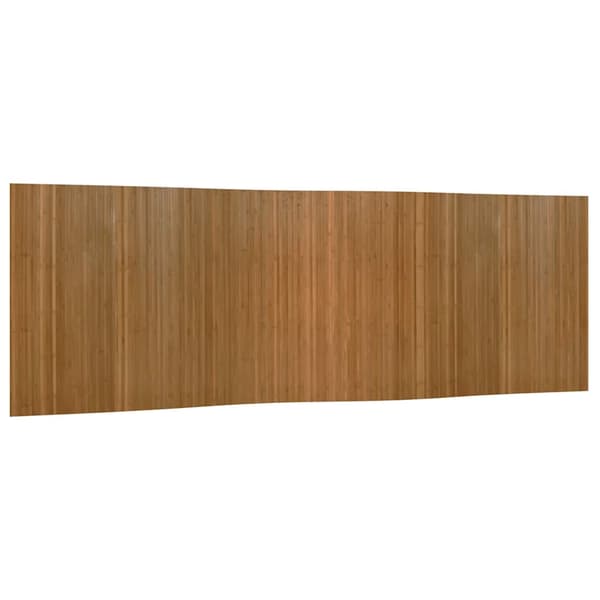 Rumsavdelare brun bredd 600 cm höjd 165 cm bambu