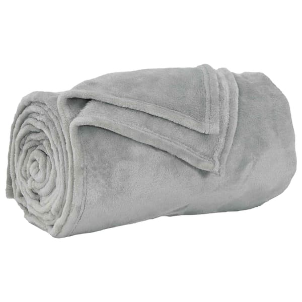 Filtar 6 pcs Grå 130 x 150 cm Fleece