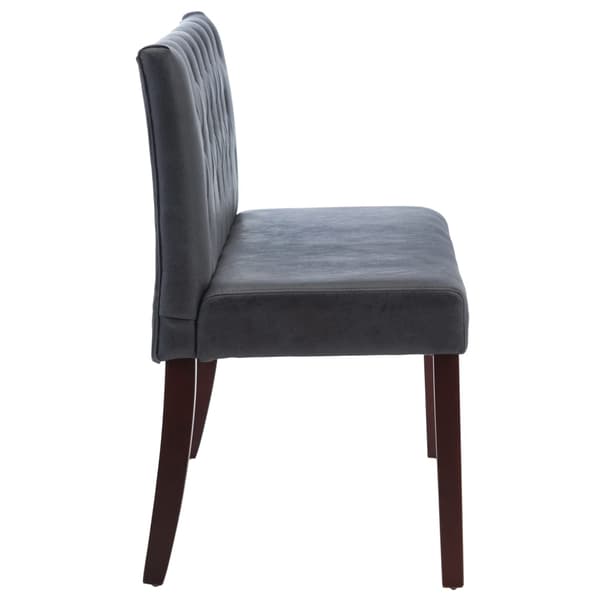 Bänk 120 cm konstmocka grå