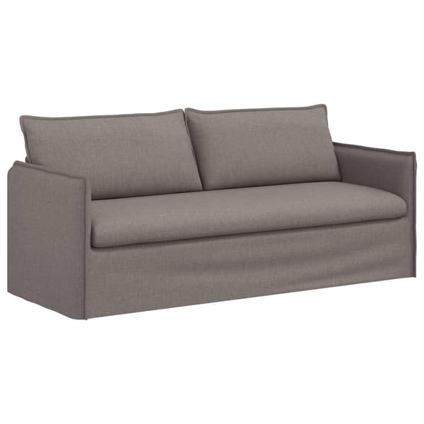 Soffa Taupe 196 x 82 x 85 cm tyg