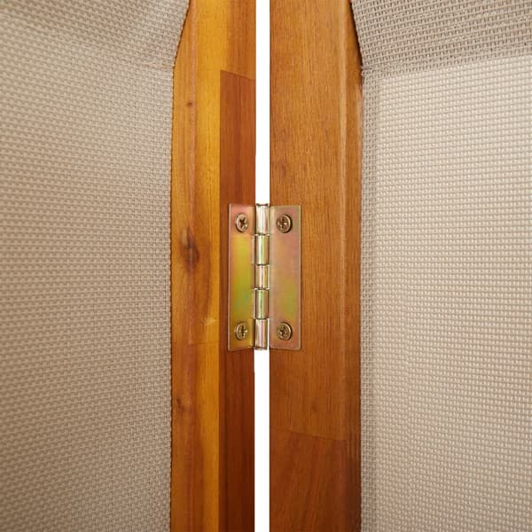 Rumsavdelare 5 paneler taupe 350x180 cm