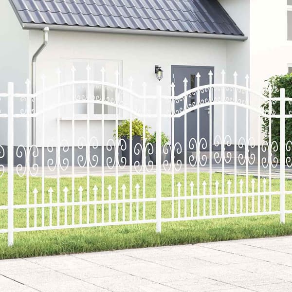 Trädgårdsstängsel KAMPEN 240 x 166 cm Mesh Pulverlackerad stål
