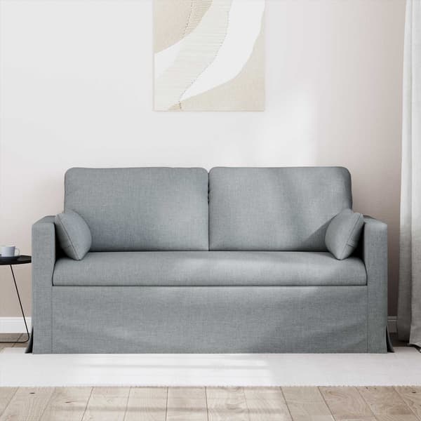 Soffa Ljusgrå 158 x 78 x 80 cm tyg